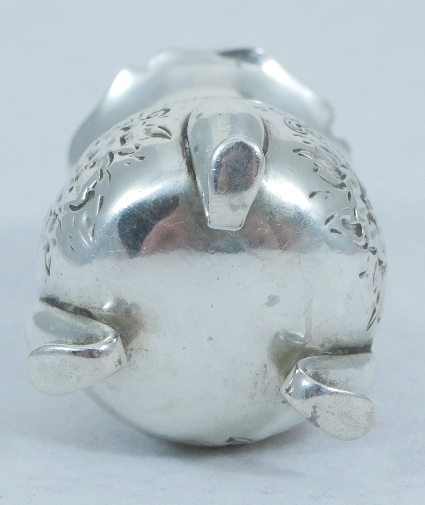 Antique Victorian 1896 Sterling Silver Pepperette Pepper Pot Salt Shaker Cruet