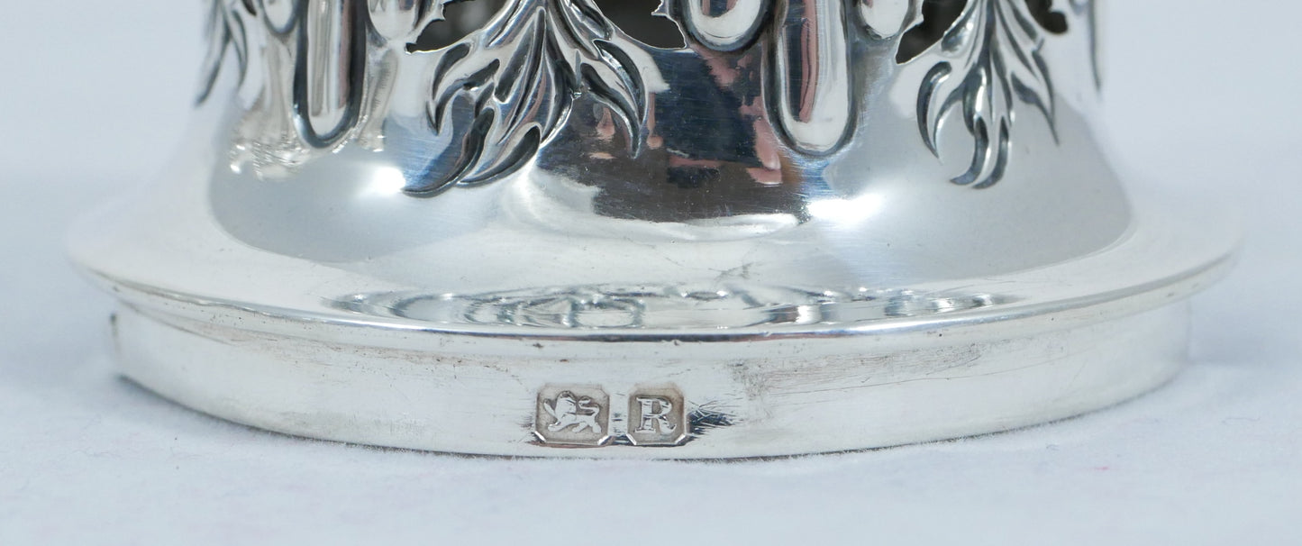 Antique Victorian 1900 Sterling Silver Sugar Caster Shaker Muffineer Castor VB&S