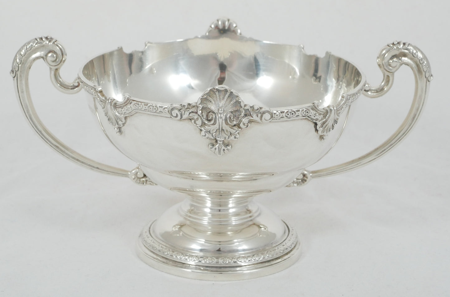 Antique Art Deco 1947 Sterling Silver Horovitz Comport Footed Bowl Loving Cup