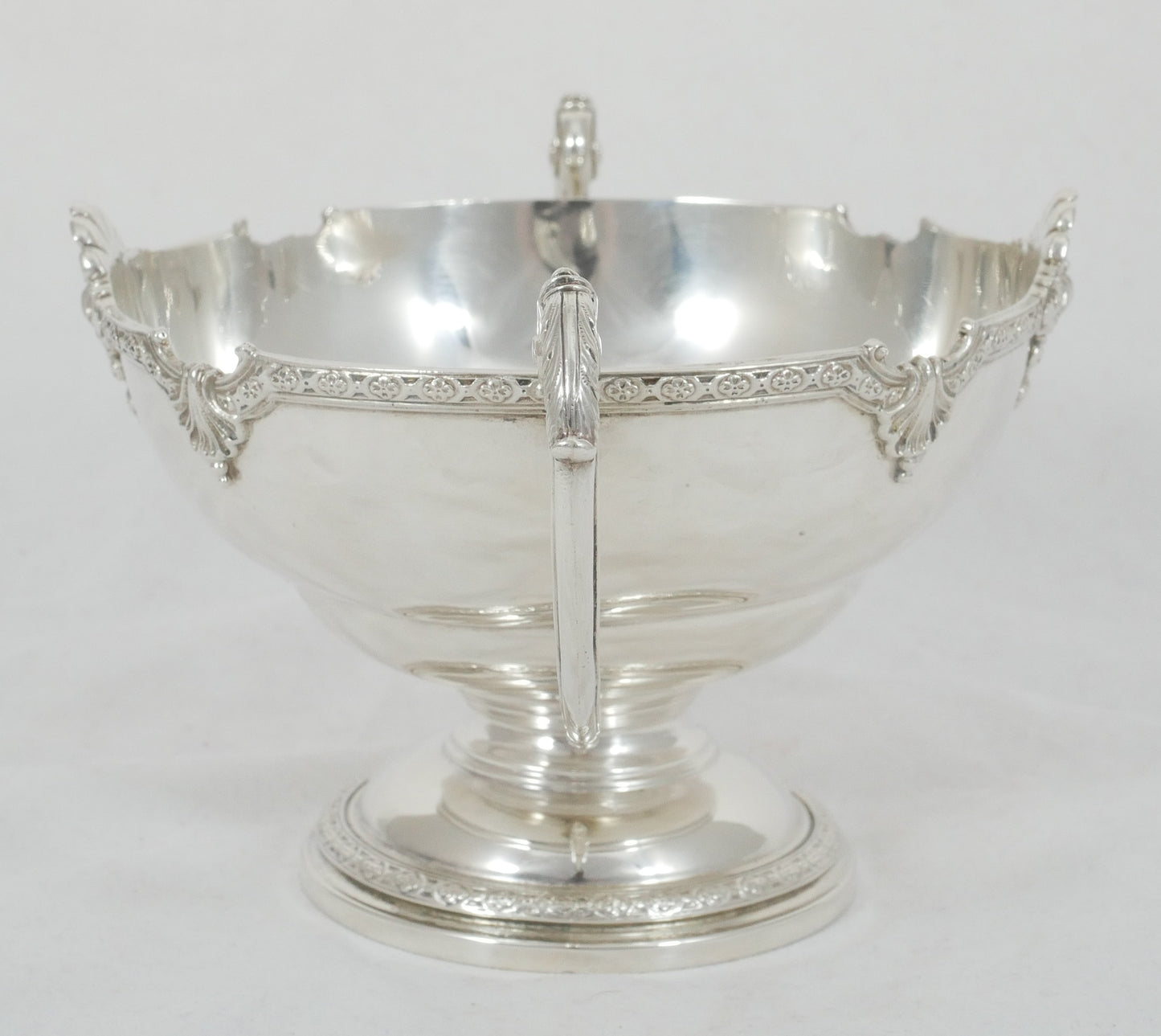 Antique Art Deco 1947 Sterling Silver Horovitz Comport Footed Bowl Loving Cup
