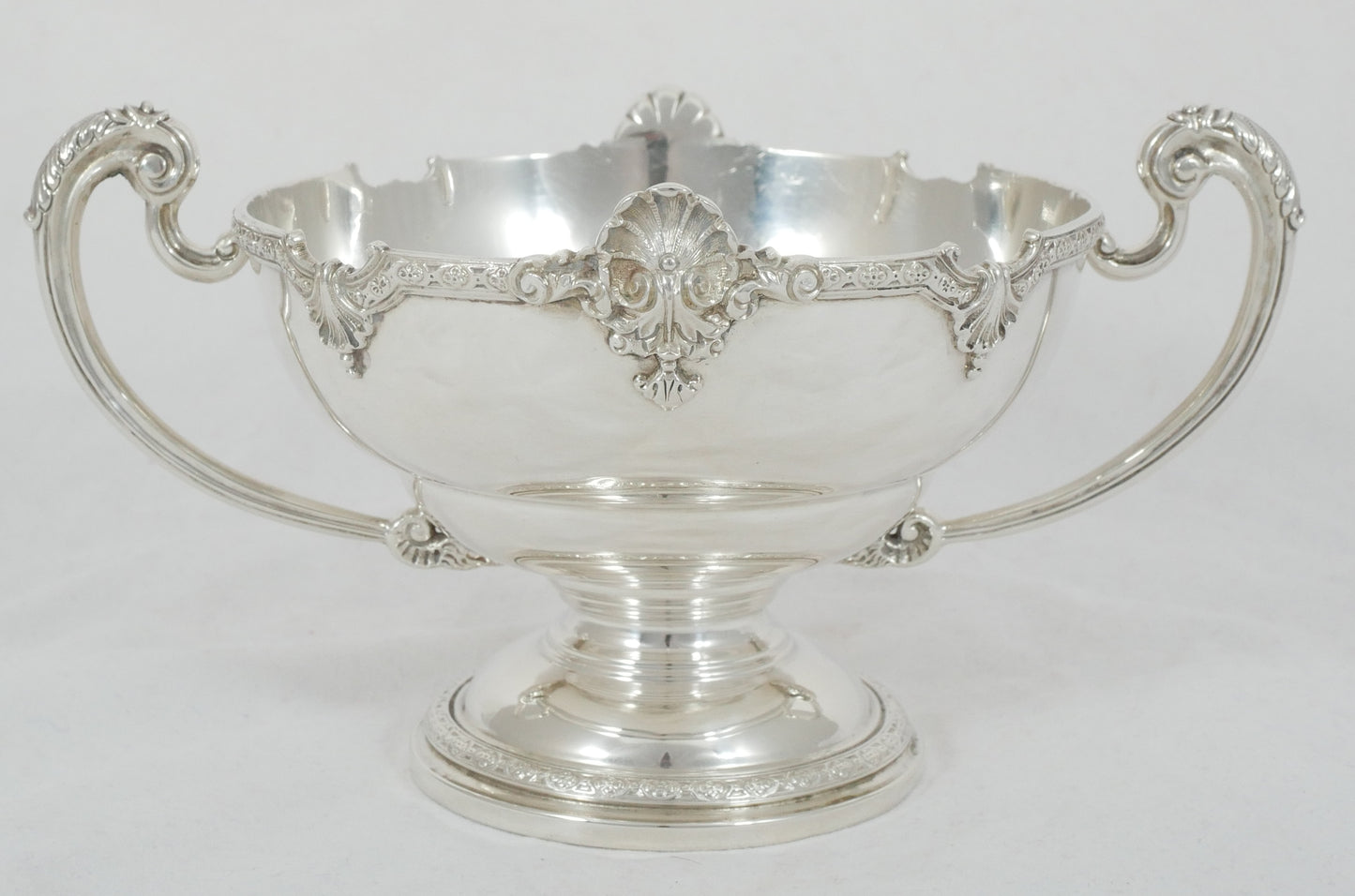 Antique Art Deco 1947 Sterling Silver Horovitz Comport Footed Bowl Loving Cup