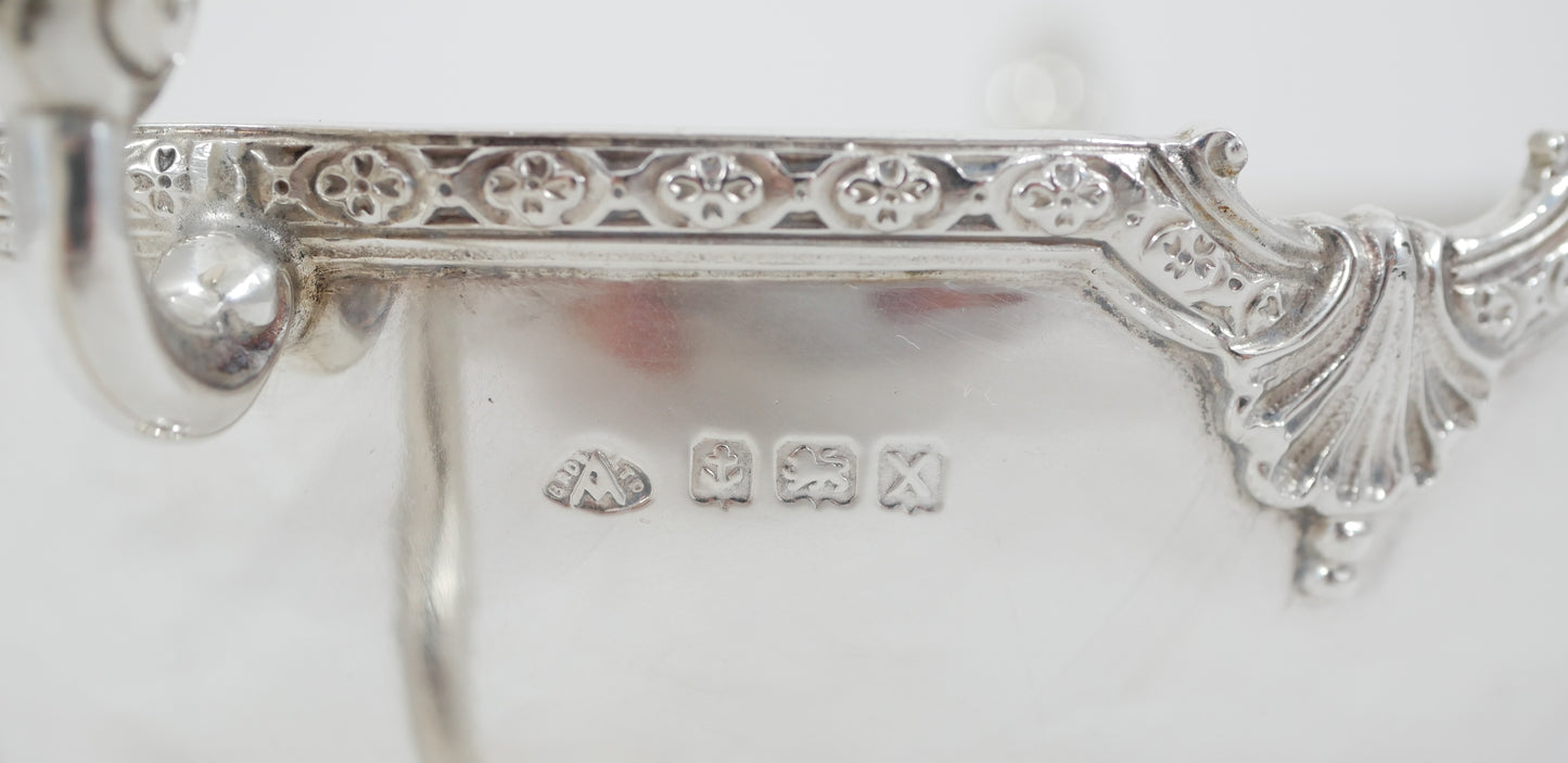 Antique Art Deco 1947 Sterling Silver Horovitz Comport Footed Bowl Loving Cup