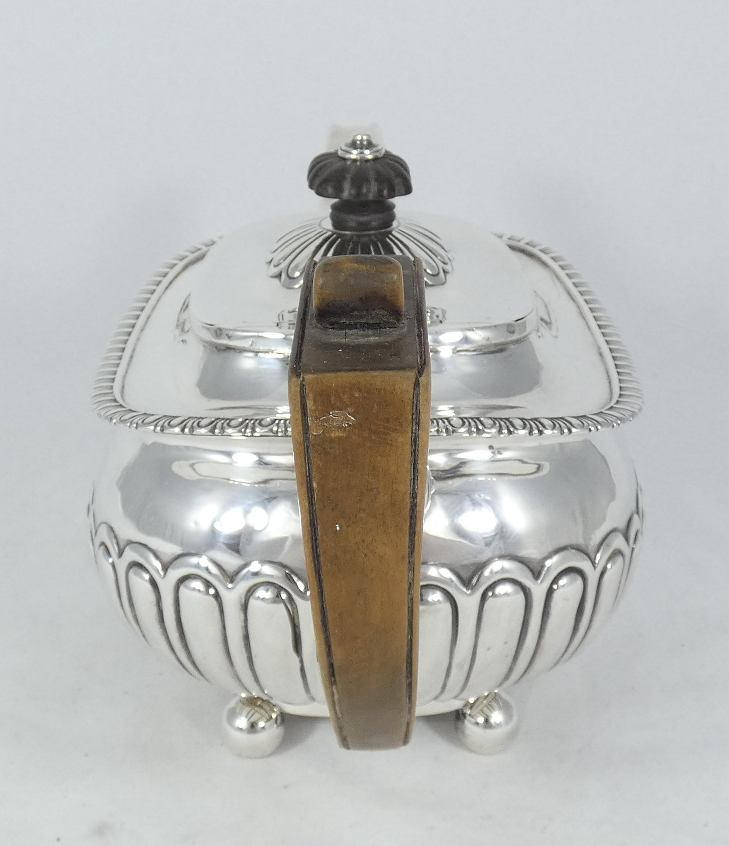 Antique Georgian 1809 Sterling Silver Teapot Tea Pot Samuel Hennell 1,000ml Set
