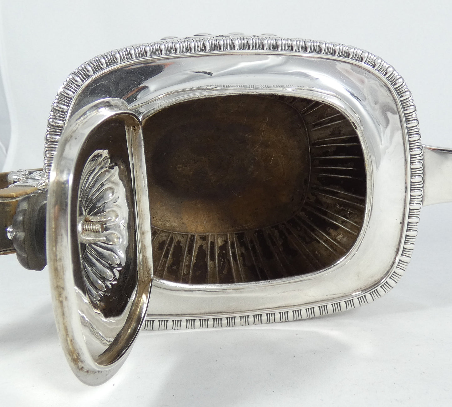 Antique Georgian 1809 Sterling Silver Teapot Tea Pot Samuel Hennell 1,000ml Set