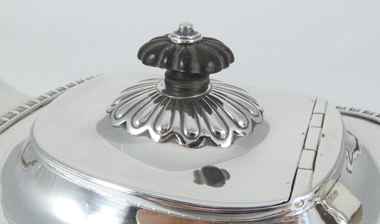 Antique Georgian 1809 Sterling Silver Teapot Tea Pot Samuel Hennell 1,000ml Set