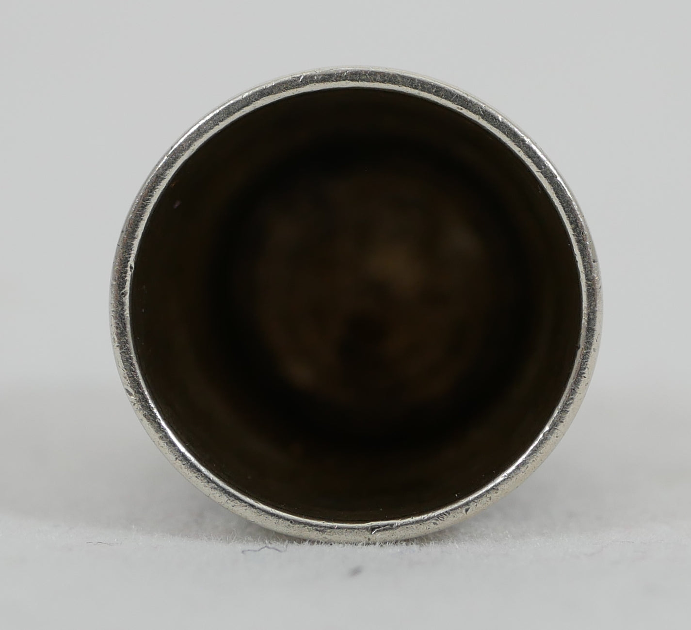 Antique Victorian 1888 Sterling Silver Sewing Thimble Finger Guard Blanckensee