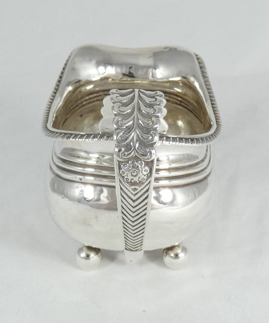 Antique Georgian 1798 Sterling Silver Milk Jug Creamer London Sauce Boat Regency