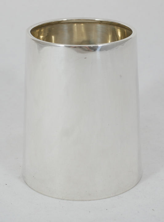 Antique Art Deco 1932 Sterling Silver Half Pint Mug Tankard Unengraved 270ml 925