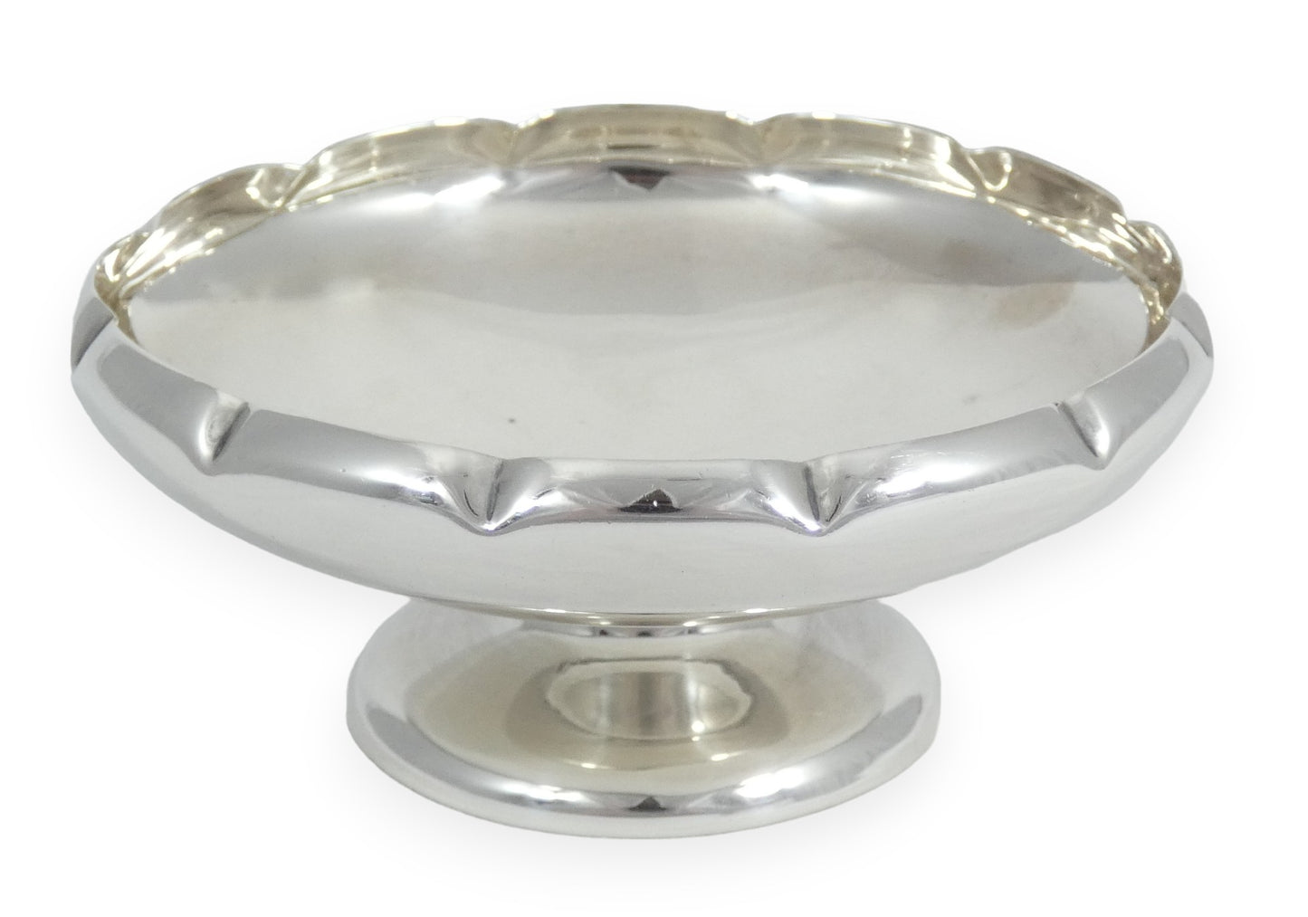 Antique Vintage 1963 Sterling Silver Candy Nut Dish Bowl Fruit Comport Tazza BB