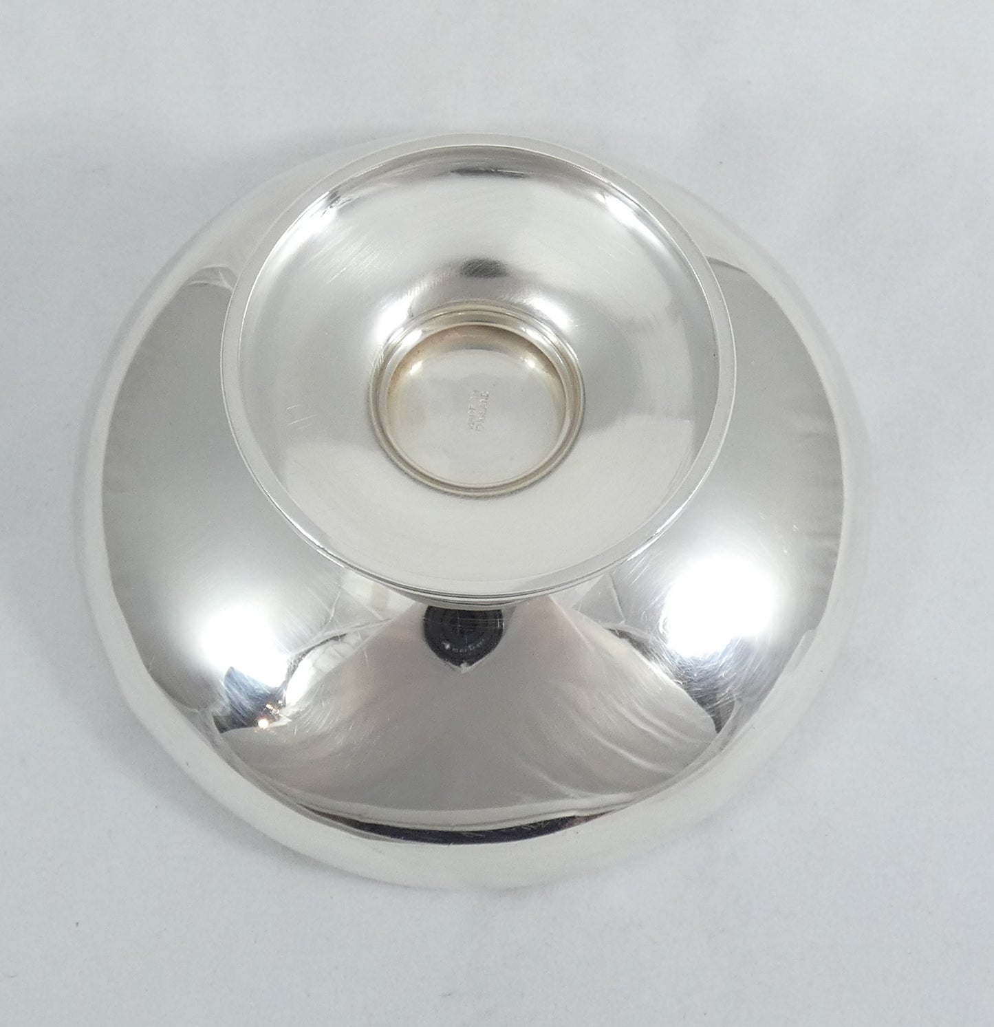Antique Vintage 1963 Sterling Silver Candy Nut Dish Bowl Fruit Comport Tazza BB