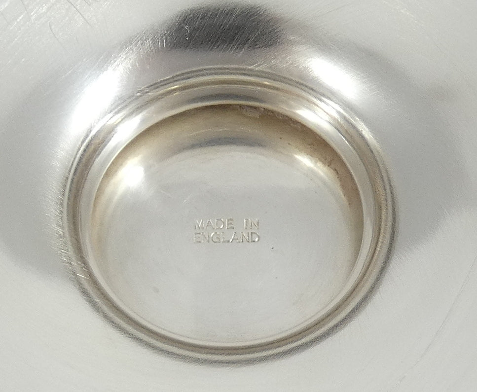 Antique Vintage 1963 Sterling Silver Candy Nut Dish Bowl Fruit Comport Tazza BB