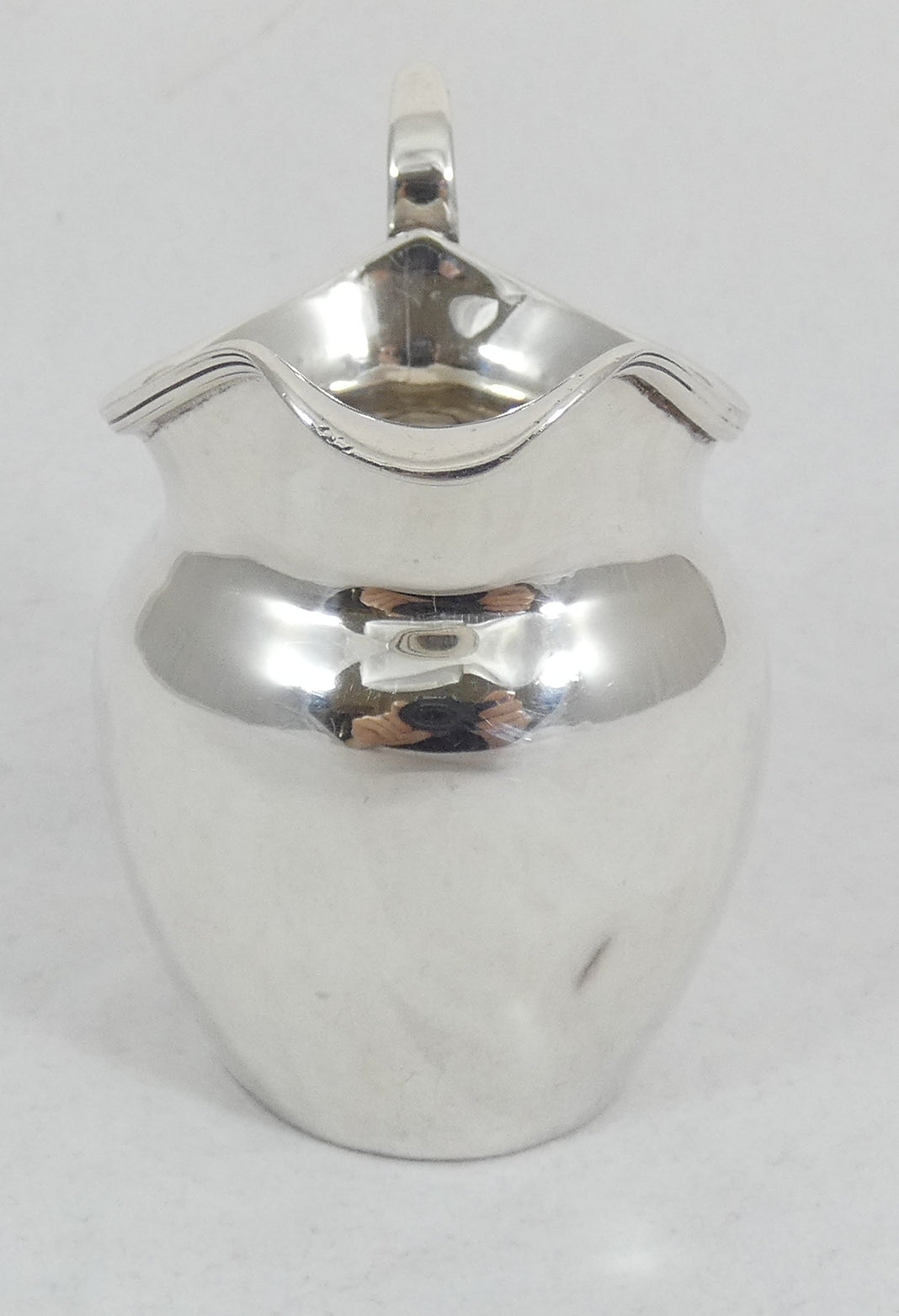 Antique Edwardian 1919 Sterling Silver Small Milk Jug Creamer for Tea Coffee Set