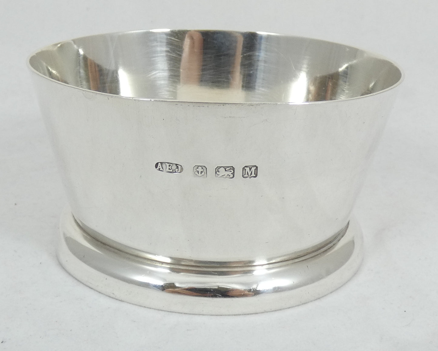 Antique Art Deco 1936 Heavy Sterling Silver Childs Infant Bowl Food Dish Pet AEJ