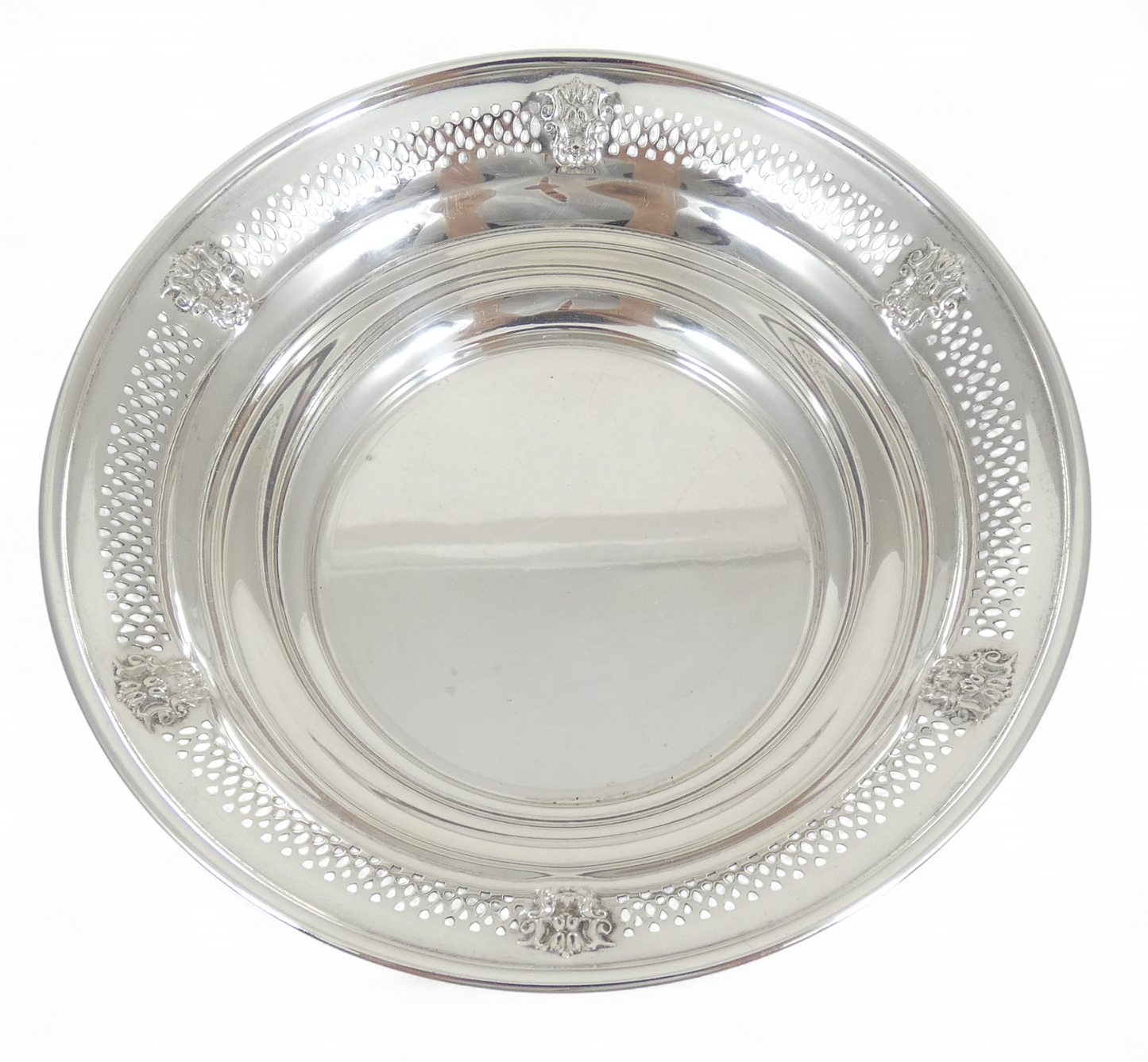 Vintage American La Pierre 10" 25.5cm Serving Vegetable Fruit Bowl Dish Pierced