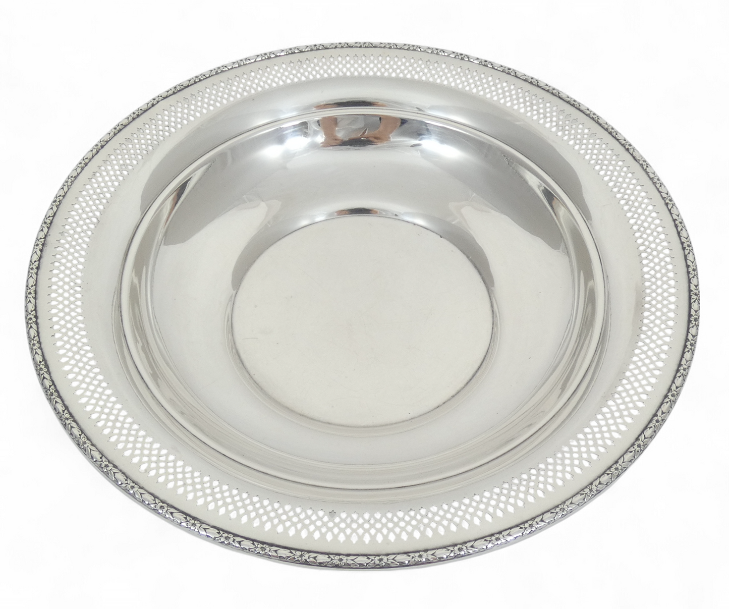 Vintage American Baldwin & Miller 6" 15cm Small Serving Bowl Dish Pierced #850