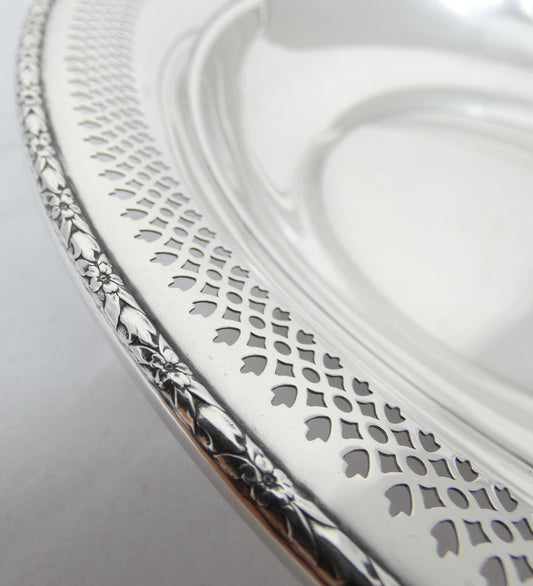 Vintage American Baldwin & Miller 6" 15cm Small Serving Bowl Dish Pierced #850