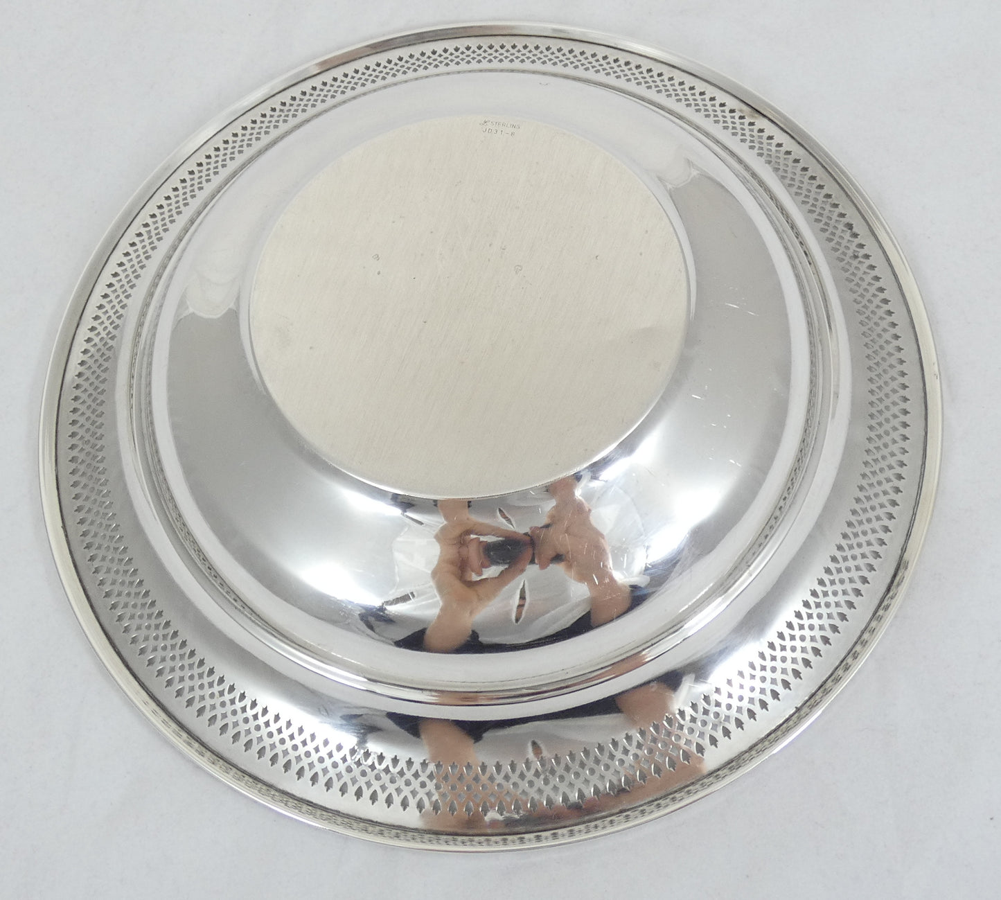 Vintage American Baldwin & Miller 6" 15cm Small Serving Bowl Dish Pierced #850