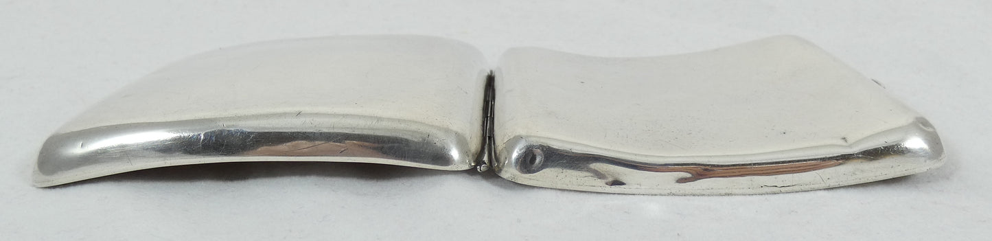 Antique Edwardian 1910 Levinson Australian Sterling Silver Cigarette Card Case