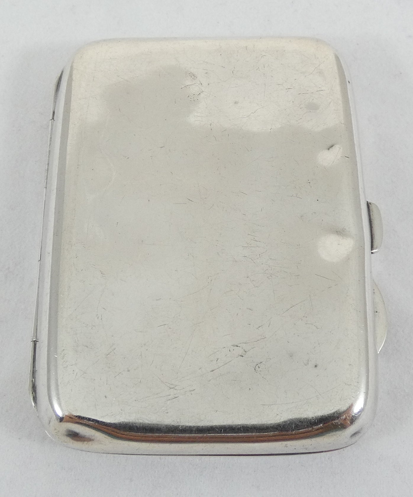 Antique Art Deco 1920 W J Sanders Australian Sterling Silver Cigarette Card Case