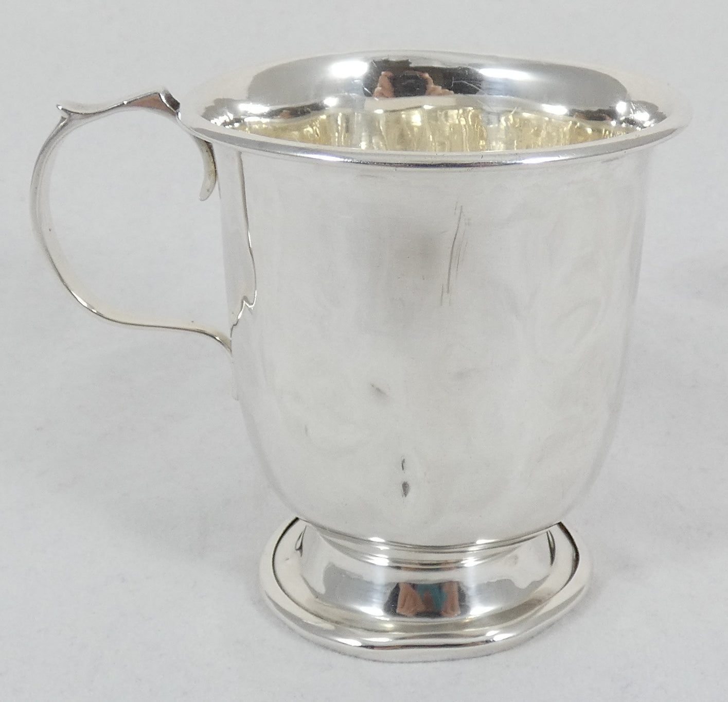 Antique Art Deco 1939 Sterling Silver Christening Childs Mug Tankard Cup 100ml