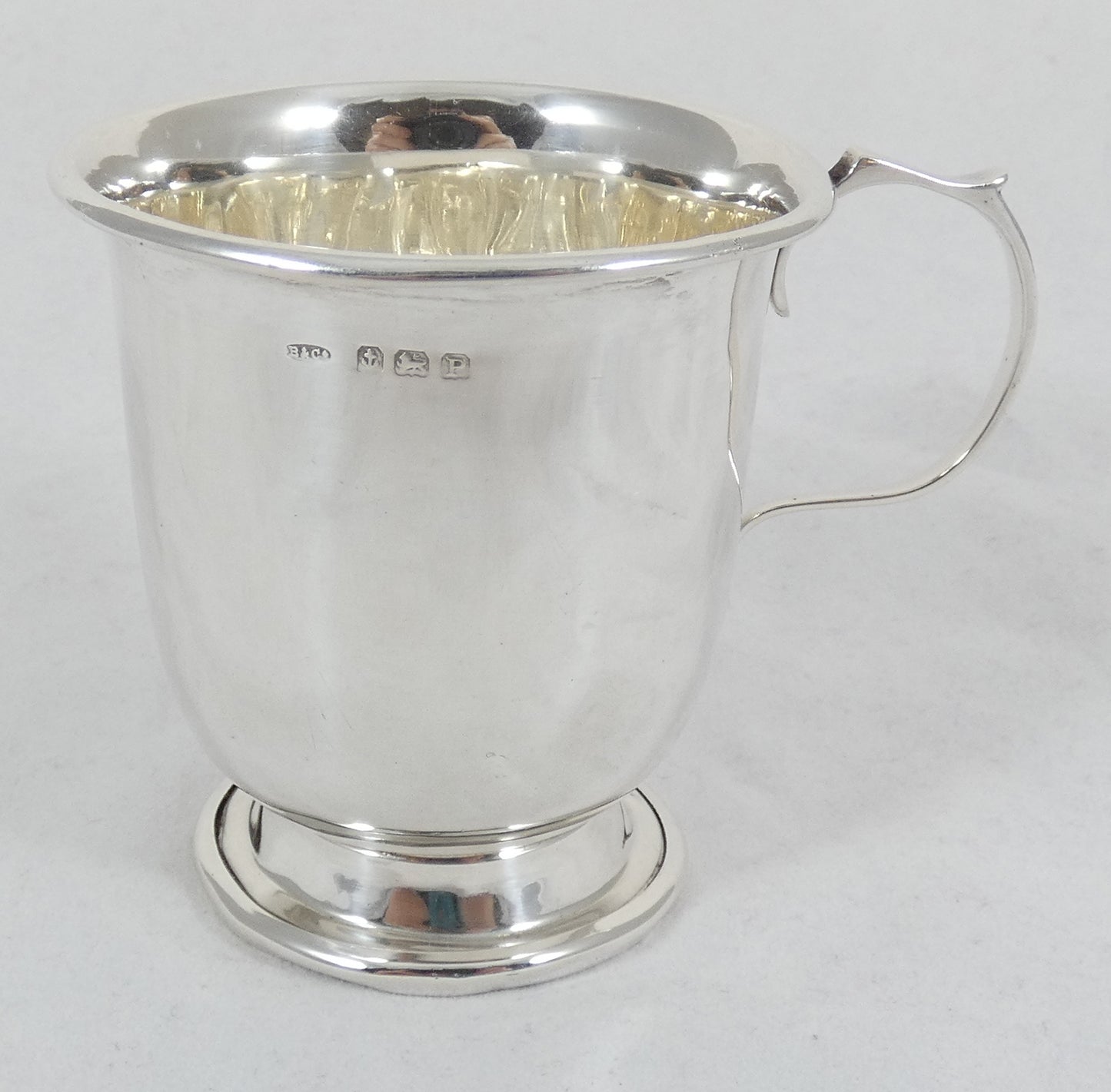 Antique Art Deco 1939 Sterling Silver Christening Childs Mug Tankard Cup 100ml