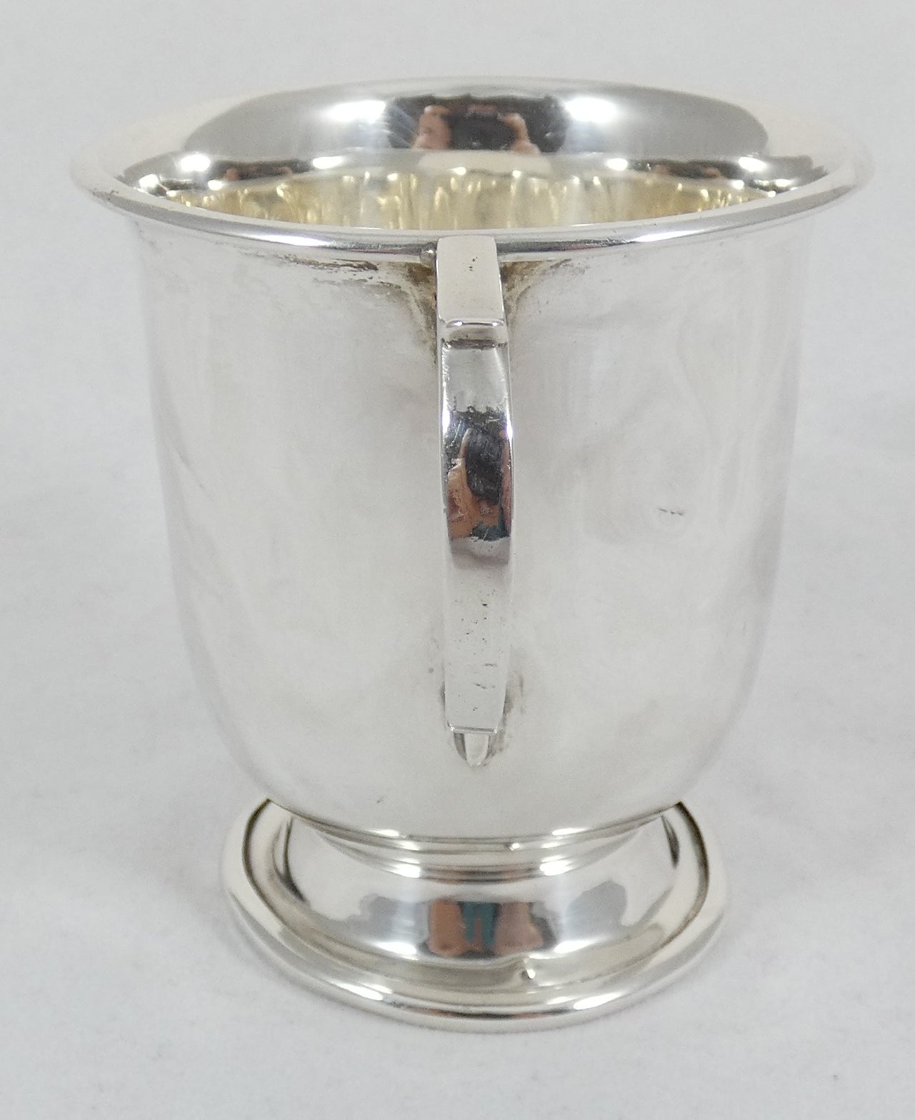 Antique Art Deco 1939 Sterling Silver Christening Childs Mug Tankard Cup 100ml