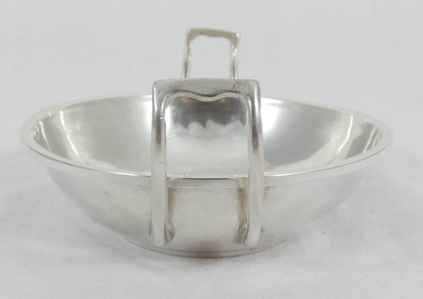 Antique Edwardian 1917 Sterling Silver Twin Handled Porringer Childs Bowl Dish