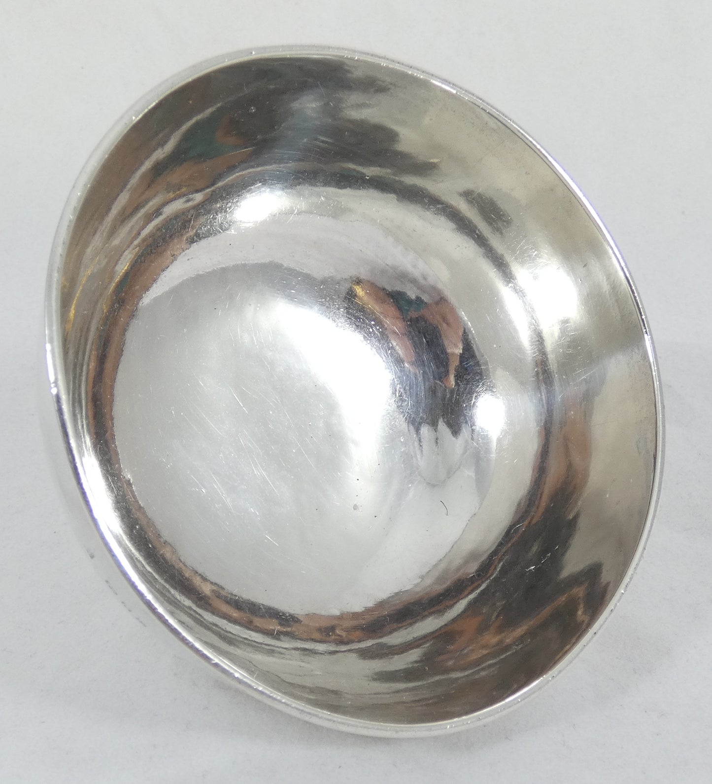 Antique Edwardian 1918 Heavy Sterling Silver Footed Sugar Serving Bowl Dish 925