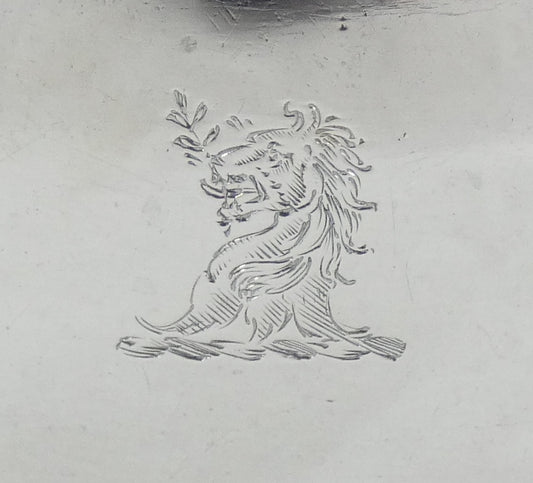 Antique Edwardian 1918 Heavy Sterling Silver Footed Sugar Serving Bowl Dish 925