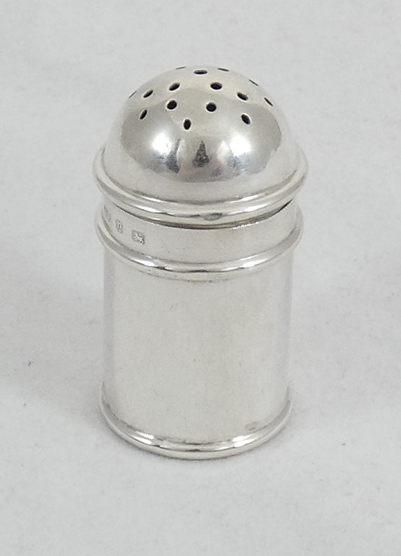 Antique Victorian 1898 Sterling Silver Novelty Flour Sifter Pepper Pot Shaker TB