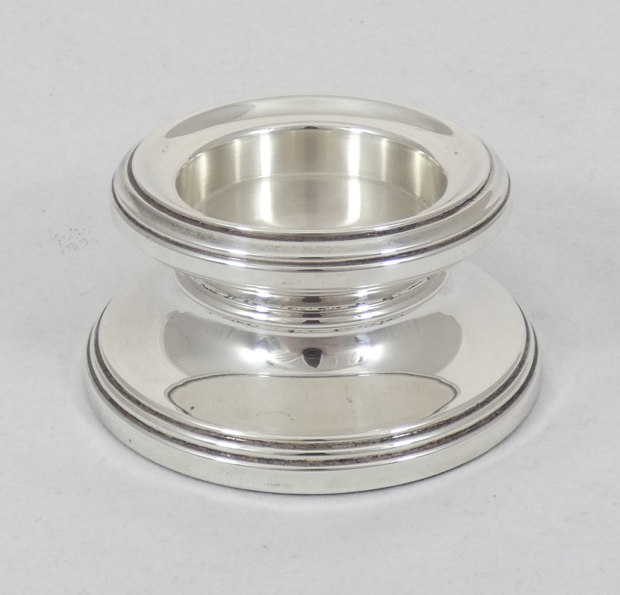 Modern 2004 Sterling Silver Church Pillar Candle Holder Table Candlestick 50mm