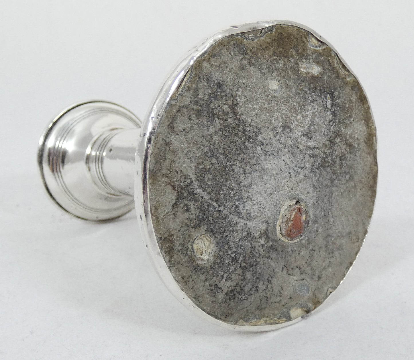 Antique Edwardian 1909 Sterling Silver 10cm Candlestick 20mm 2cm Candle Holde