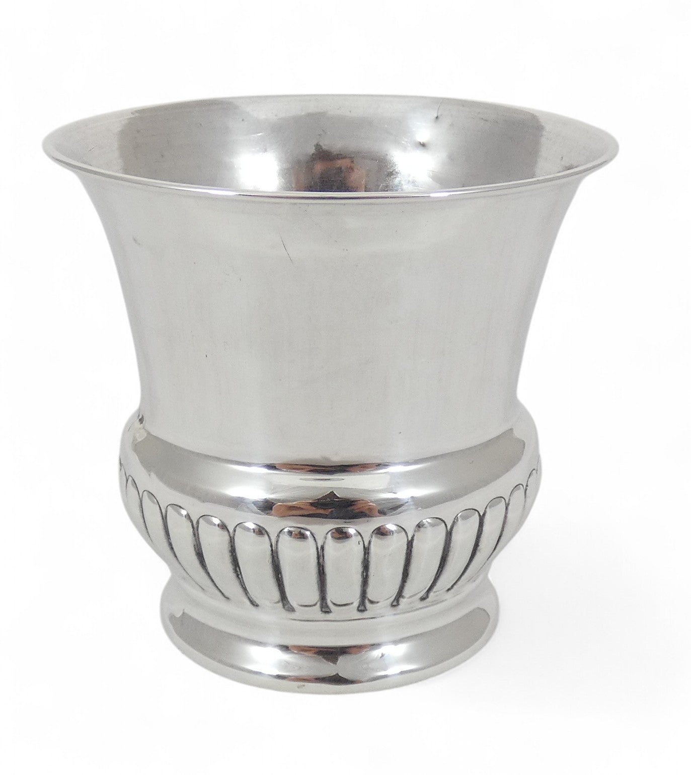 Antique Edwardian 1907 Sterling Silver Beaker Cup Urn Vase Toothpick Holder Pot