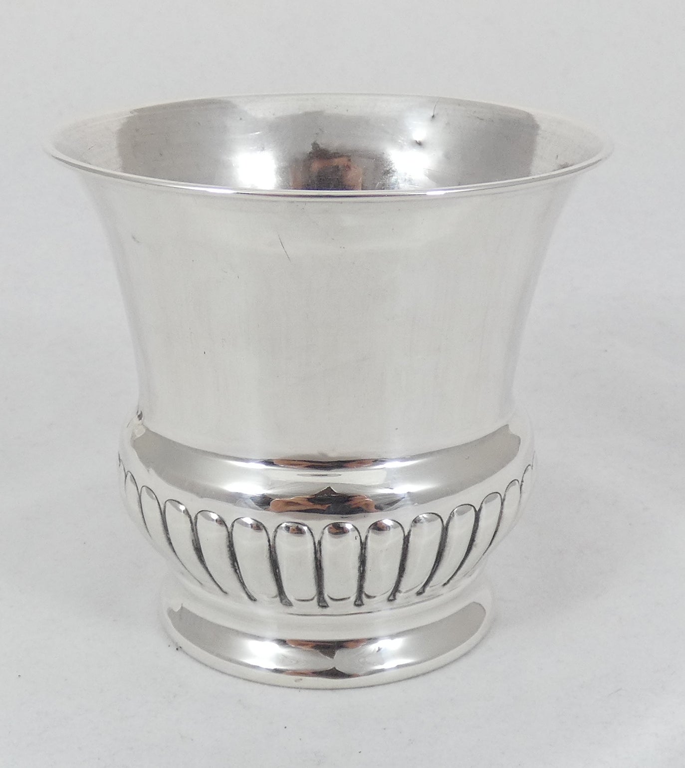 Antique Edwardian 1907 Sterling Silver Beaker Cup Urn Vase Toothpick Holder Pot