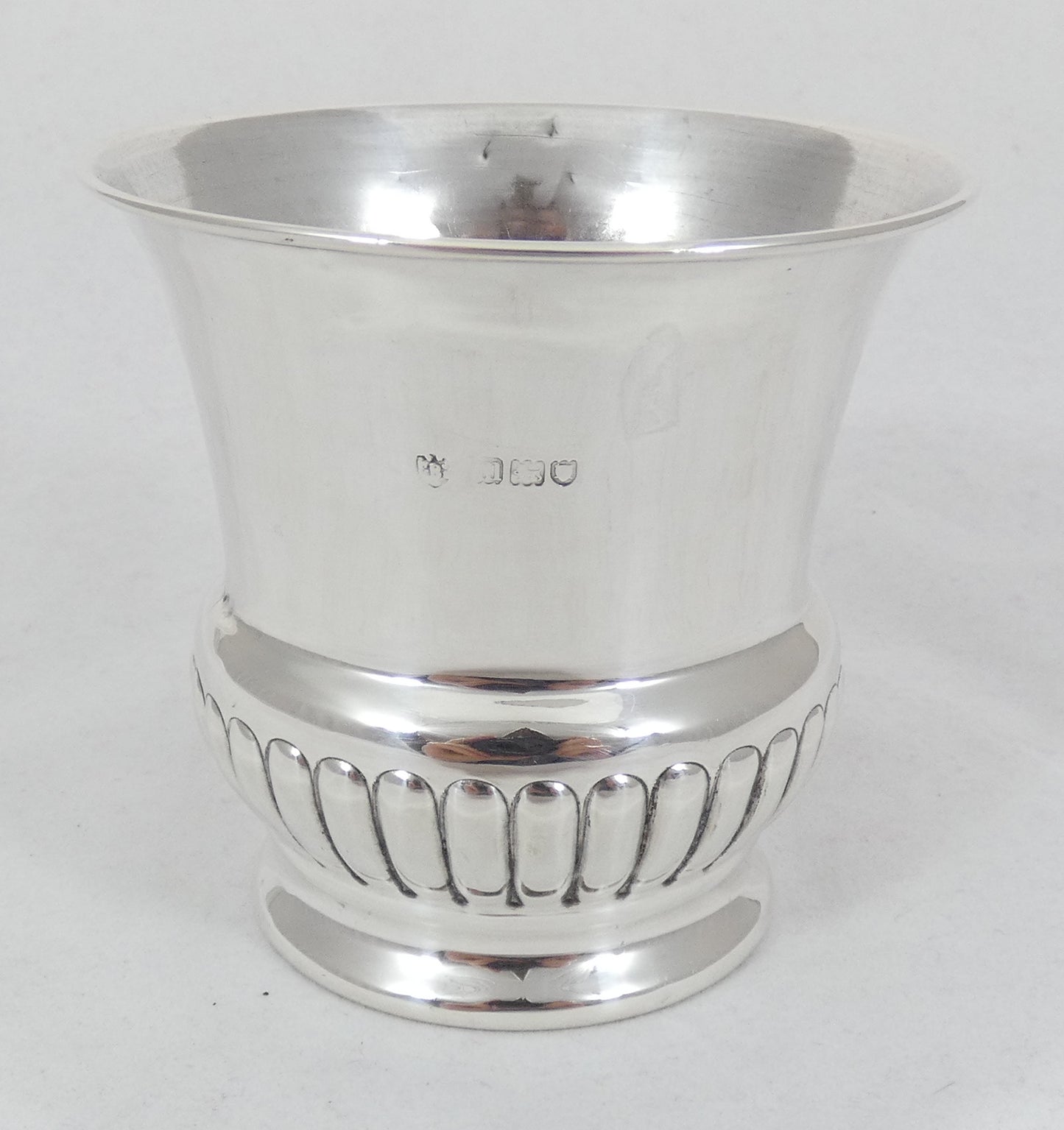 Antique Edwardian 1907 Sterling Silver Beaker Cup Urn Vase Toothpick Holder Pot