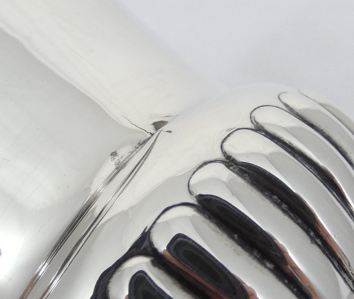 Antique Edwardian 1907 Sterling Silver Beaker Cup Urn Vase Toothpick Holder Pot