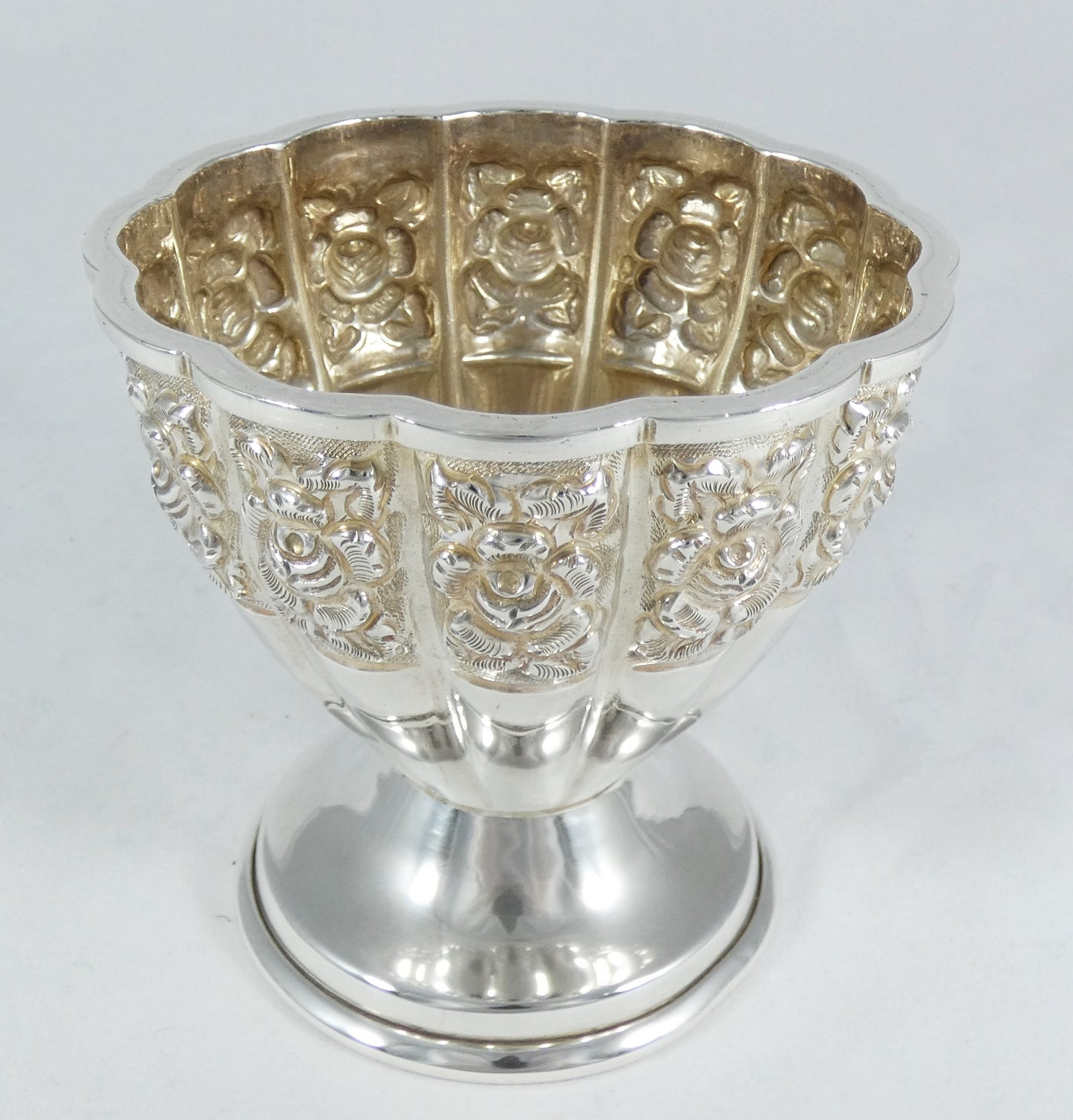 Antique Vintage 1950 FarFan Spratling Mexican Sterling Silver Sugar Bowl Vase