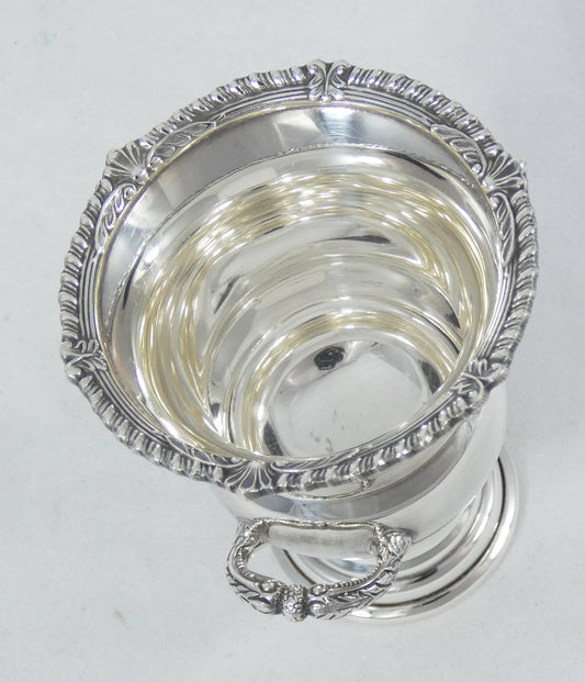 Antique Vintage 1972 Sterling Silver Miniature Urn Toothpick Holder Bucket Cruet