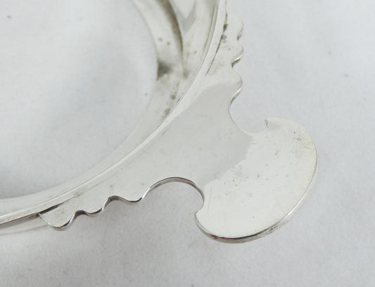 Antique Art Deco 1937 Sterling Silver 9cm Porringer Serving Bowl Dish Frame W&H