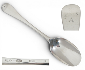 Antique Georgian 1714 Britannia Sterling Silver Tablespoon Spoon Hanoverian SH
