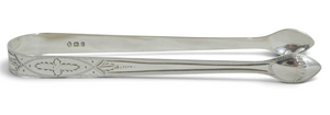 Antique Georgian 1798 Set Sterling Silver Sugar Nips Tongs Old English Bateman