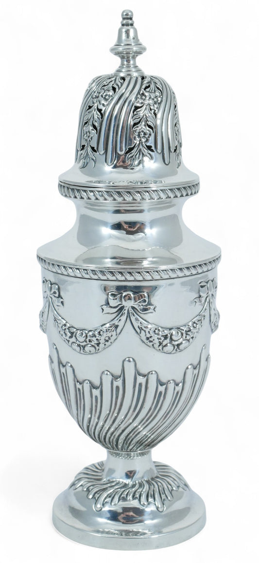 Antique Victorian 1900 Sterling Silver Sugar Caster Shaker Muffineer Castor VB&S