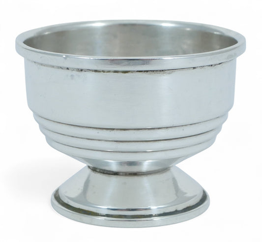 Antique Art Deco 1935 Sterling Silver Salt Cellar Small Sugar Tea Bowl Dish Cup