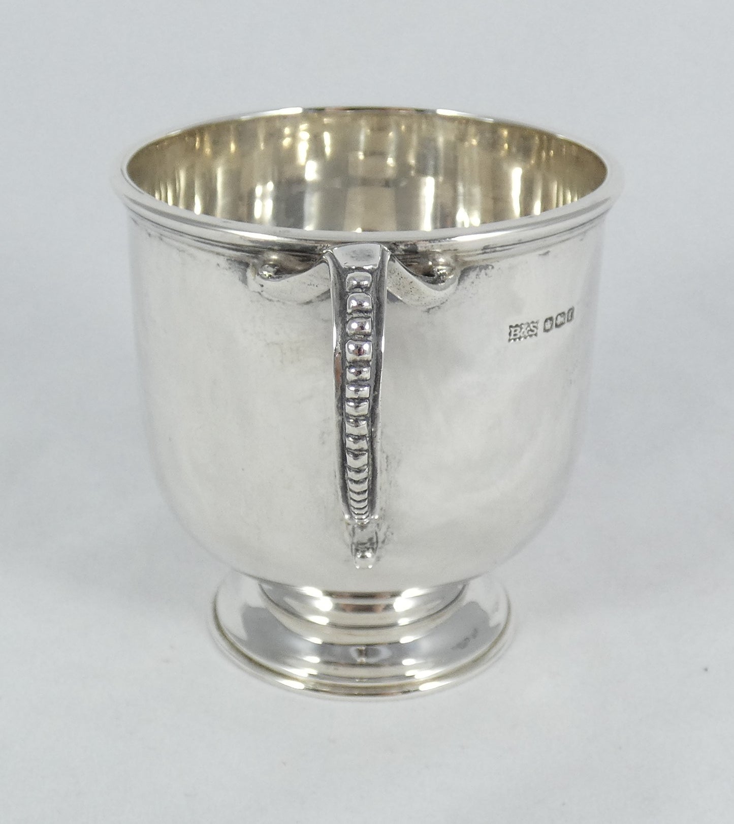 Antique Art Deco 1923 Sterling Silver 175ml Christening Mug Baby Childs Cup B&S
