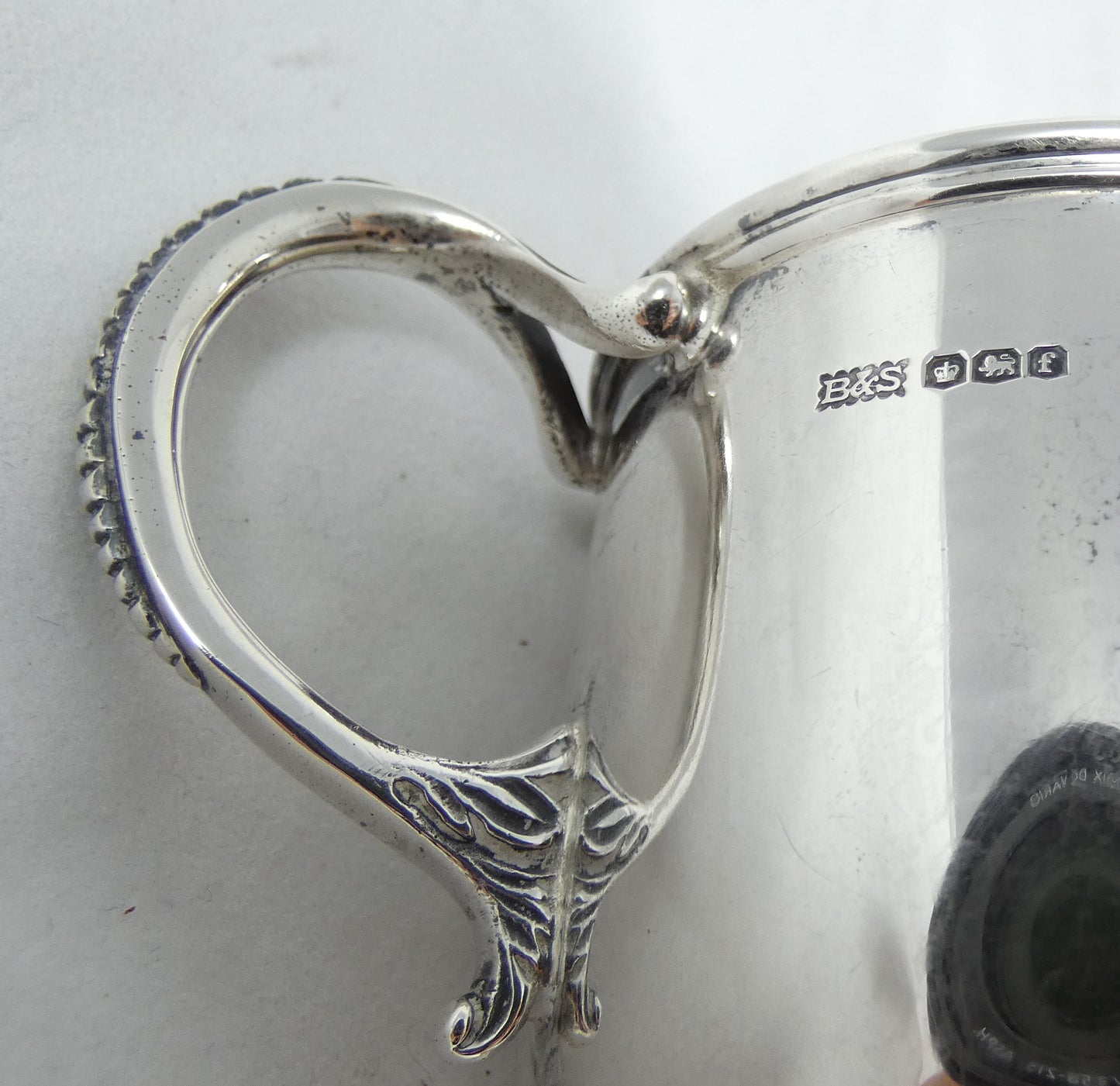 Antique Art Deco 1923 Sterling Silver 175ml Christening Mug Baby Childs Cup B&S