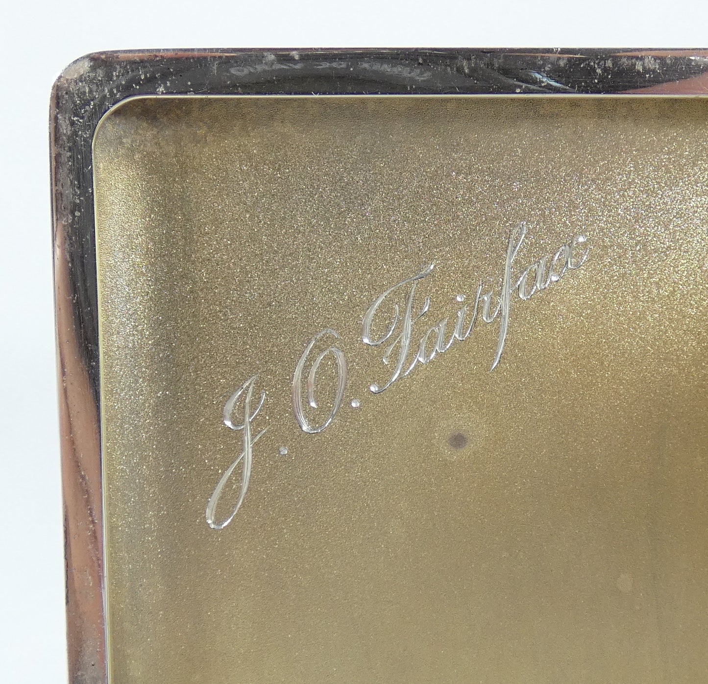 Antique Vintage Australian Sterling Silver Cigarette Card Case James Fairfax EH