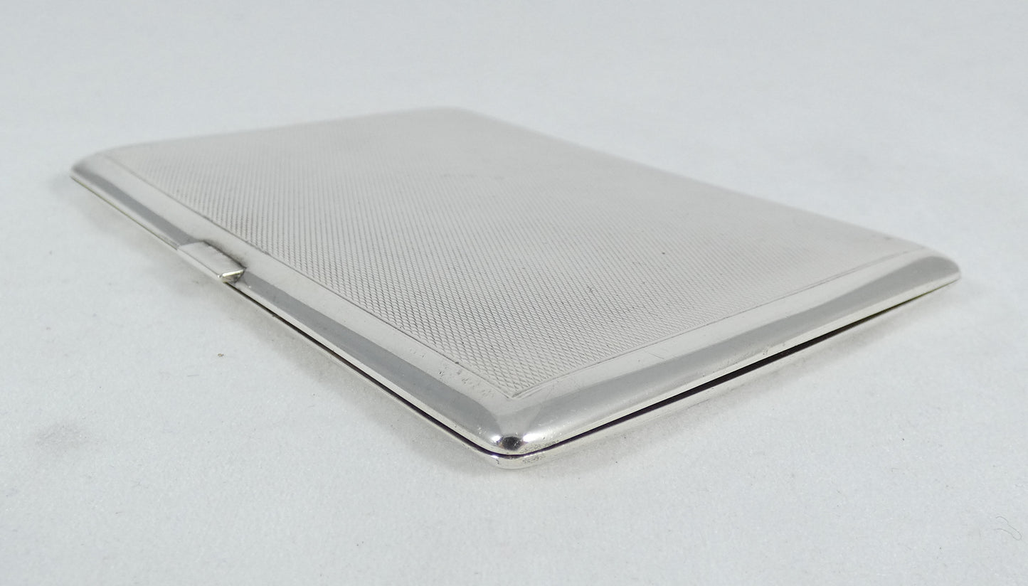 Antique Vintage Australian Sterling Silver Cigarette Card Case James Fairfax EH