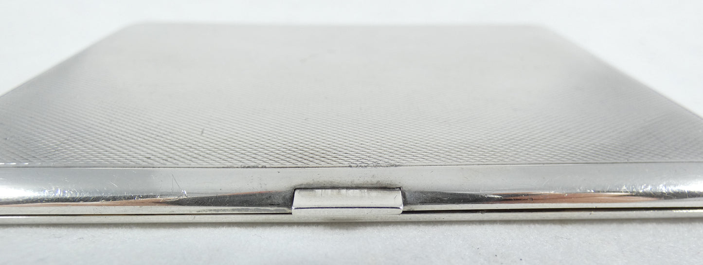 Antique Vintage Australian Sterling Silver Cigarette Card Case James Fairfax EH