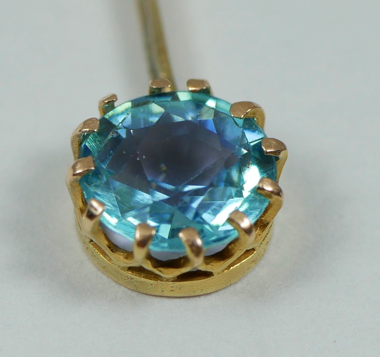 Antique Edwardian 1910 Solid 9ct Yellow Gold 44cm 17.5" Lavalier Chain Necklace