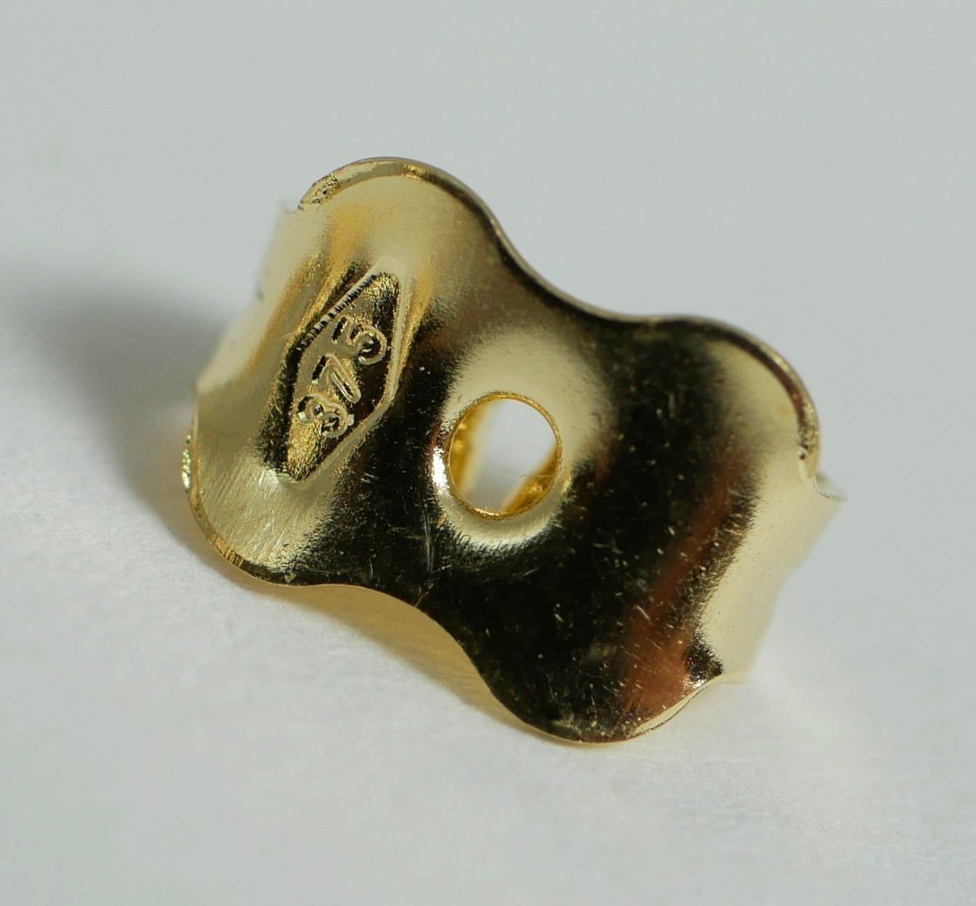 Pair of Solid 9ct Yellow Gold Ruby Cluster & Diamond Stud Dangle Earrings Set